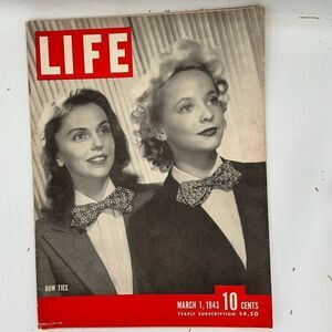 Vintage Magazine Cover - March 1943 Edition